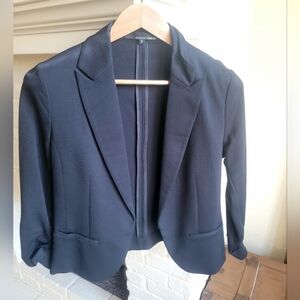 Black Women's Open Front Blazer by Amanda + Chelsea, medium